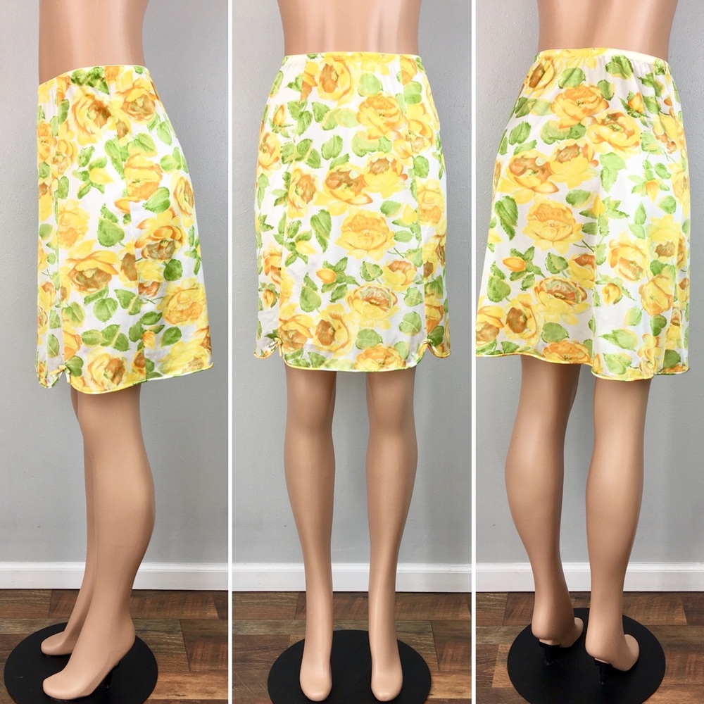 Vintage Vanity Fair Half Slip Skirt Slip Dress 50’s 60’s Nylon Satin Cottagecore